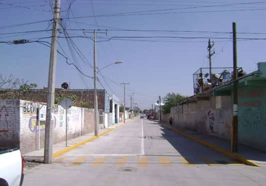 Foto 4: Pavimento de concreto hidráulico, calle Tlaxcala